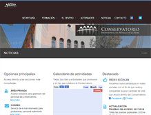 Tablet Screenshot of conservatoriorioja.com